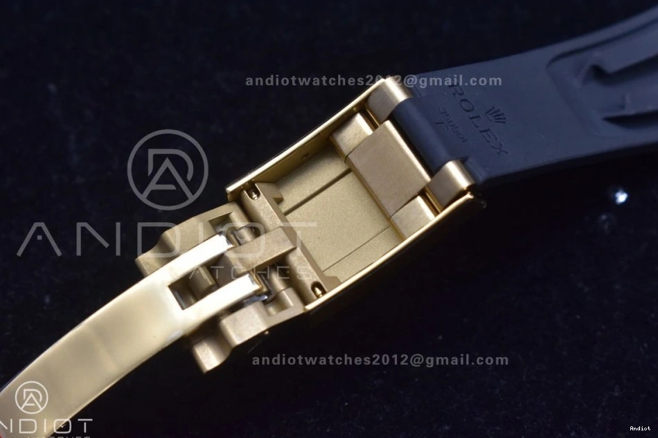 Daytona 116518 Diamonds Edition Rubber Dial 1:1 Black Strap Oysterflex SA4130 Clean on Best V2 0516